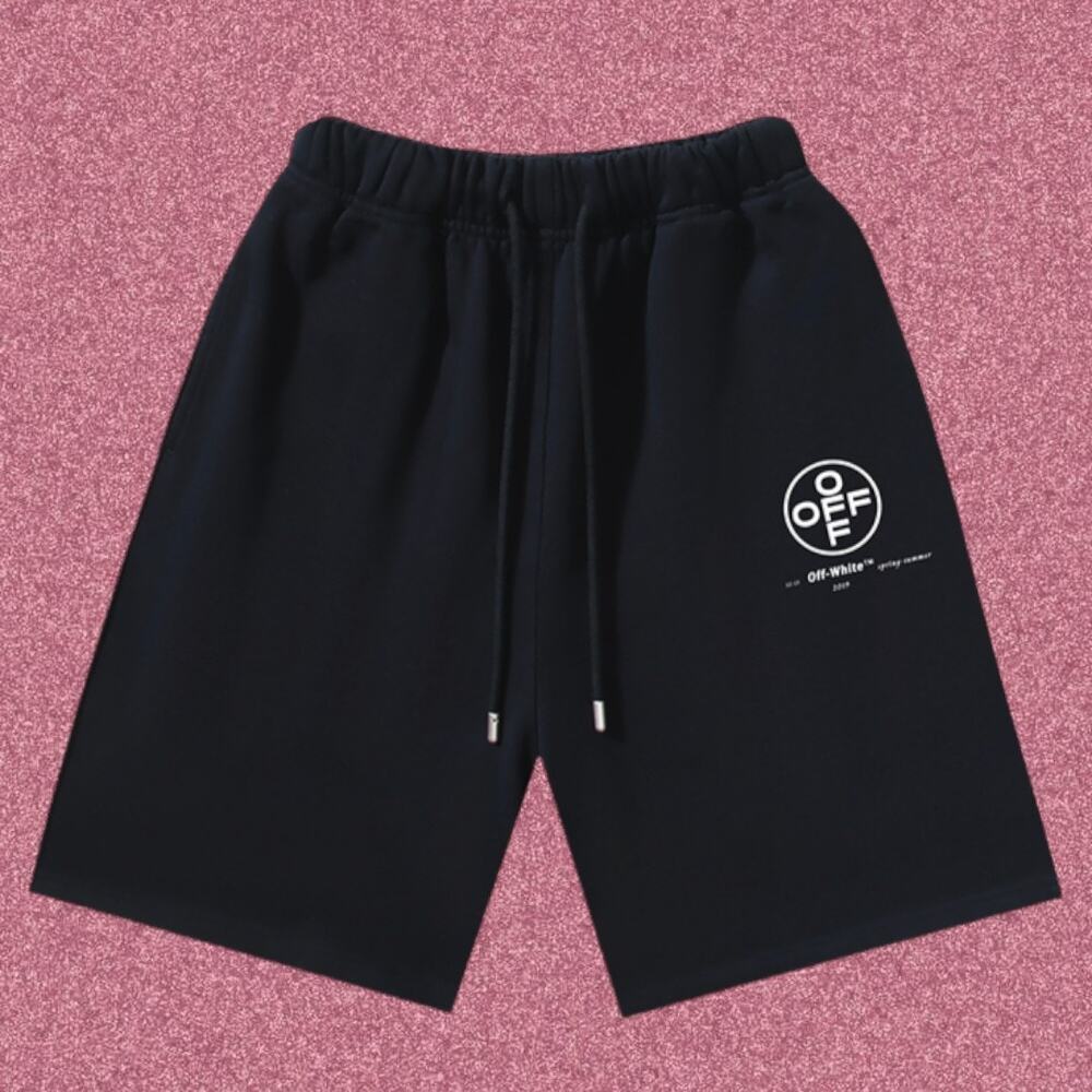 Off-White Black Men's Shorts